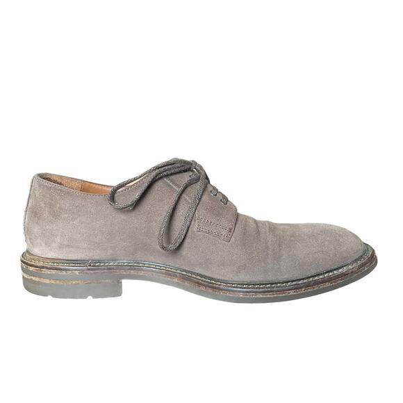 Aquatalia Men\'s Suede Leather Oxford Derby Taupe Brown Dress Shoes Size 11 main image 7